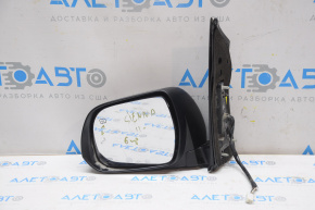 Left side mirror assembly for Toyota Sienna 18-20, 6 pins, heated, BSM, graphite