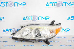 Headlight front left Toyota Sienna 11-20 bare halogen