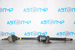 Drive axle shaft front right Toyota Sienna 11-16 3.5 FWD, with bracket, damaged suspension bracket