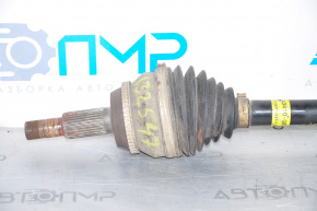 Drive axle shaft front right Toyota Sienna 11-16 3.5 FWD, with bracket, damaged suspension bracket