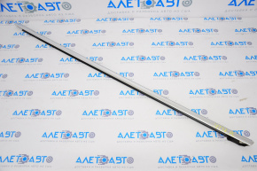 Molding door-glass center front left VW Jetta 11-18 USA chrome