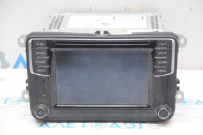 Tape recorder radio monitor VW Jetta 15-18 USA 8 buttons, non-working touchscreen