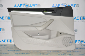 Door trim card front left VW Jetta 19-21 gray