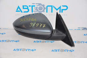 Right side mirror VW Jetta 19-23, 3 pins, graphite