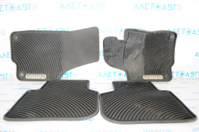 Set of mats VW Passat b7 12-15 USA black, rubber, WOLFSBURG EDITION