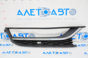 Right front bumper grille for VW Passat B7 12-15 USA, with molding, under fog lights