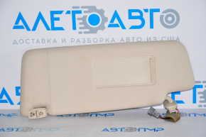 Left sun visor for VW Passat b8 16-19 USA beige with controls