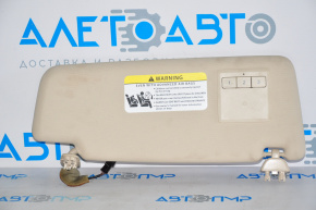Left sun visor for VW Passat b8 16-19 USA beige with controls