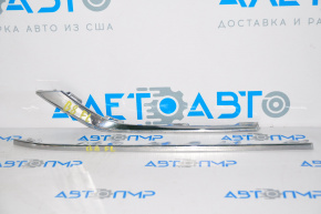 Moldings of grille of front bumper side left VW Passat b8 16-19 USA under fog lights