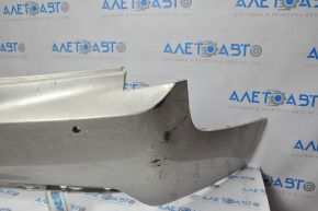 Bare rear bumper Cadillac ATS 13-18 silver for parking sensors, crack, worn, broken fastener