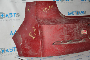 Rear bumper bare Chevrolet Volt 11-15 red, broken fastener