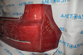 Rear bumper bare Chevrolet Volt 11-15 red, broken fastener