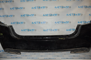 Rear bumper bare Chrysler 200 15-17 black, pressed
