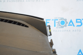 Torpedo front panel without AIRBAG Ford Escape MK3 13-16 pre-rest broken fastener and bard, without left plug