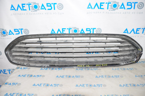 Radiator grill assembly with frame Ford Fusion mk5 13-16 broken fastener beaten