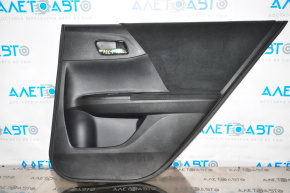 Door trim panel rear right Honda Accord 13-15 velour black