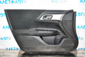 Door trim panel front left Honda Accord 13-15 velour black