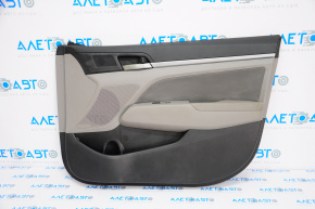 Door trim card front right Hyundai Elantra AD 17-18 cloth gray