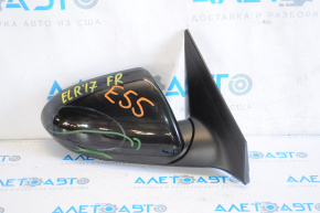 Side mirror right complete Hyundai Elantra AD 17-20 3 pins, black