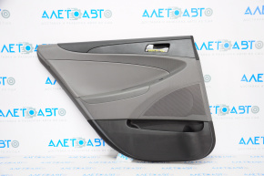 Door trim panel rear left Hyundai Sonata 11-14 dark gray