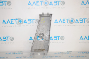 Left upper center pillar trim for Hyundai Sonata 11-15 gray