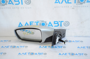 Left side mirror complete Hyundai Sonata 11-14 5 pins, heated, silver
