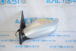 Left side mirror complete Hyundai Sonata 11-14 5 pins, heated, silver