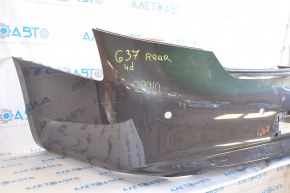 Infiniti G25 G37 4D 10-15 rear bumper, gray, with parking sensors
