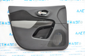 Jeep Cherokee KL 14-18 front left door panel, black with gray insert