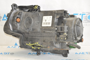 Headlight front right Jeep Cherokee KL 14-16 prerest halogen black, broken housing