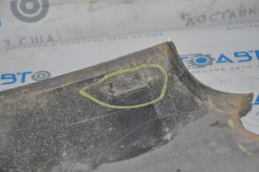Rear bumper bare lower part Kia Sorento 14-15 rest burnt, broken fastener