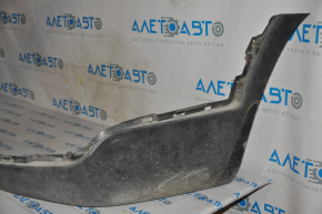 Rear bumper bare lower part Kia Sorento 14-15 rest broken fastened, pressed
