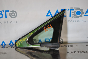 Window blind glass front left Lexus RX350 RX450h 10-15 cut seal, scratches on chrome