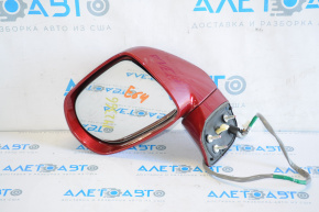 Left side mirror complete Lexus RX350 RX450h 10-12 14 pins, auto-dimming, turn signal, red