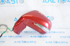 Left side mirror complete Lexus RX350 RX450h 10-12 14 pins, auto-dimming, turn signal, red