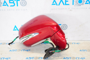 Side mirror right assembly Lexus RX350 RX450h 10-12 14 pins, auto-dimming, turn signal, red