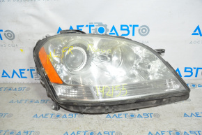 Headlight front right Mercedes W164 ML 05-08 bare xenon for polishing