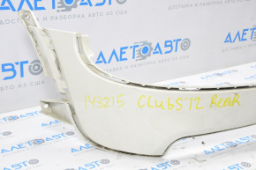 Rear bumper bare middle part Mini Cooper S Clubman R55 11-14 rest white