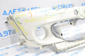 Bare front bumper Mini Cooper S Clubman R55 11-14 rest white, torn, broken mount