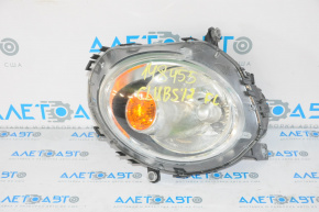 Headlight front left Mini Cooper Clubman R55 07-14 bare halogen, light, yellow turn signal