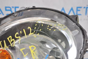 Headlight front right Mini Cooper Clubman R55 07-14 bare halogen, light, yellow turn signal for spare parts