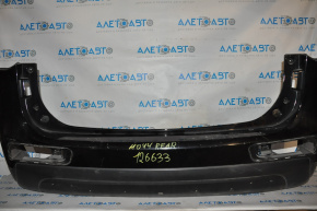 Rear bumper bare Mitsubishi Outlander 14-15 prerest black