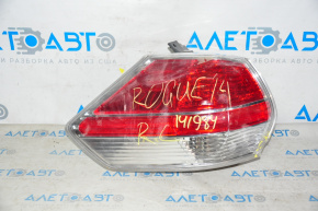 Light outer wing left Nissan Rogue 14-16 chip cracked plastic fastener