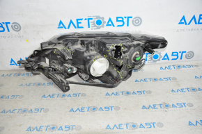 Headlight front right Nissan Rogue 14-16 bare halogen broken housing on spare parts
