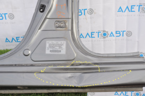 Body pillar central left Nissan Sentra 13-19 non-standard, dented threshold, sawed off