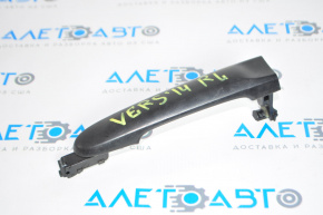 Door handle outer rear left Nissan Versa 12-19 usa structure black