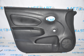 Door trim card front left Nissan Versa 12-19 usa black under handle