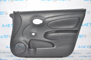 Door trim card front right Nissan Versa 12-19 usa black under handle