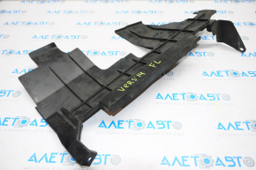 Radiator deflector left Nissan Versa 12-19 usa 1.6