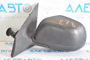 Side mirror left assembly Nissan Versa 12-18 manual control, structure